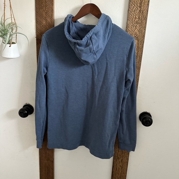 Adidas Vintage Style Women’s hooded sweatshirt rustic blue hoodie size small - Picture 7 of 11